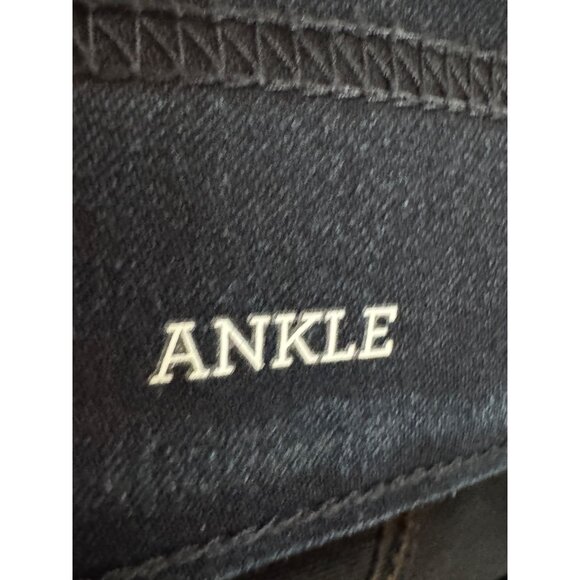 Style & Co Womens XL Ankle Pants Polyester Spandex Blend Black Slim Fit Stretchy - Picture 5 of 6